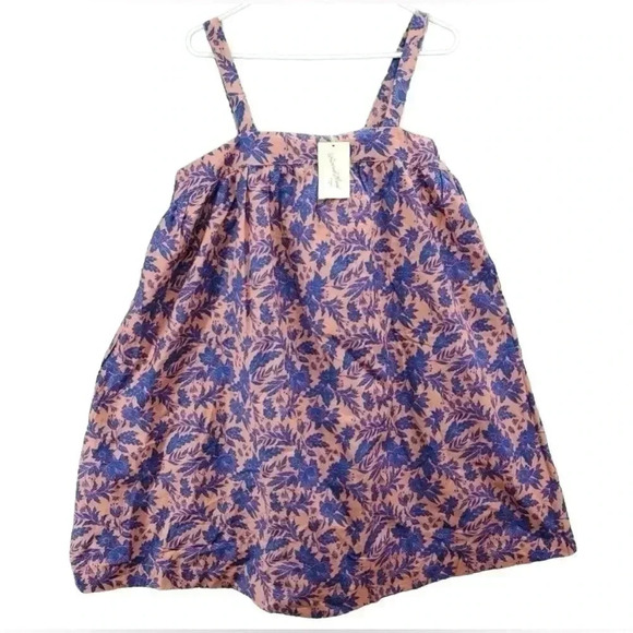 Universal Thread Dress Women's Sleeveless Shift Pink Floral Linen XL NWT - Picture 3 of 11